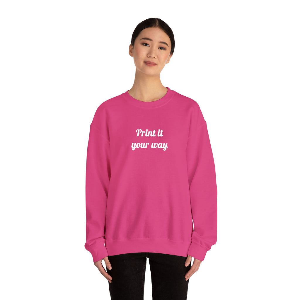Embroidery Personalization - Unisex Crewneck Sweater (Make It Yours)