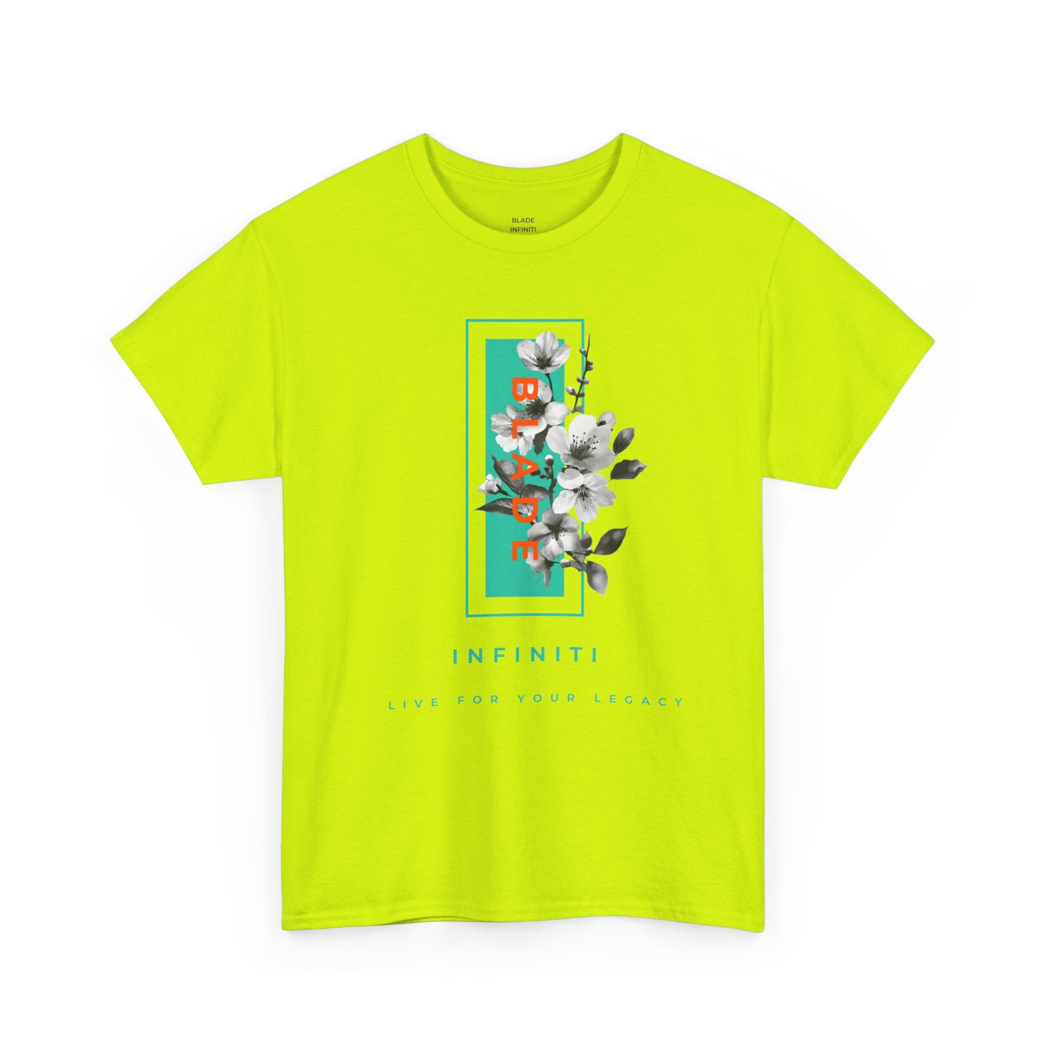 Bloom Bae Teal/Orange Floral T-Shirt