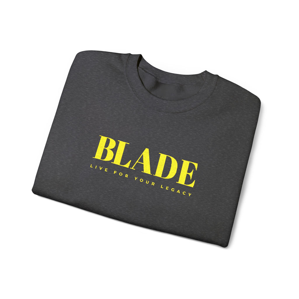 Embroidered Blade Legacy Crewneck Sweater