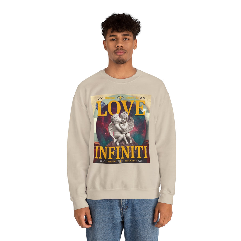 Celestial Love, Infiniti Unisex Crewneck Sweater