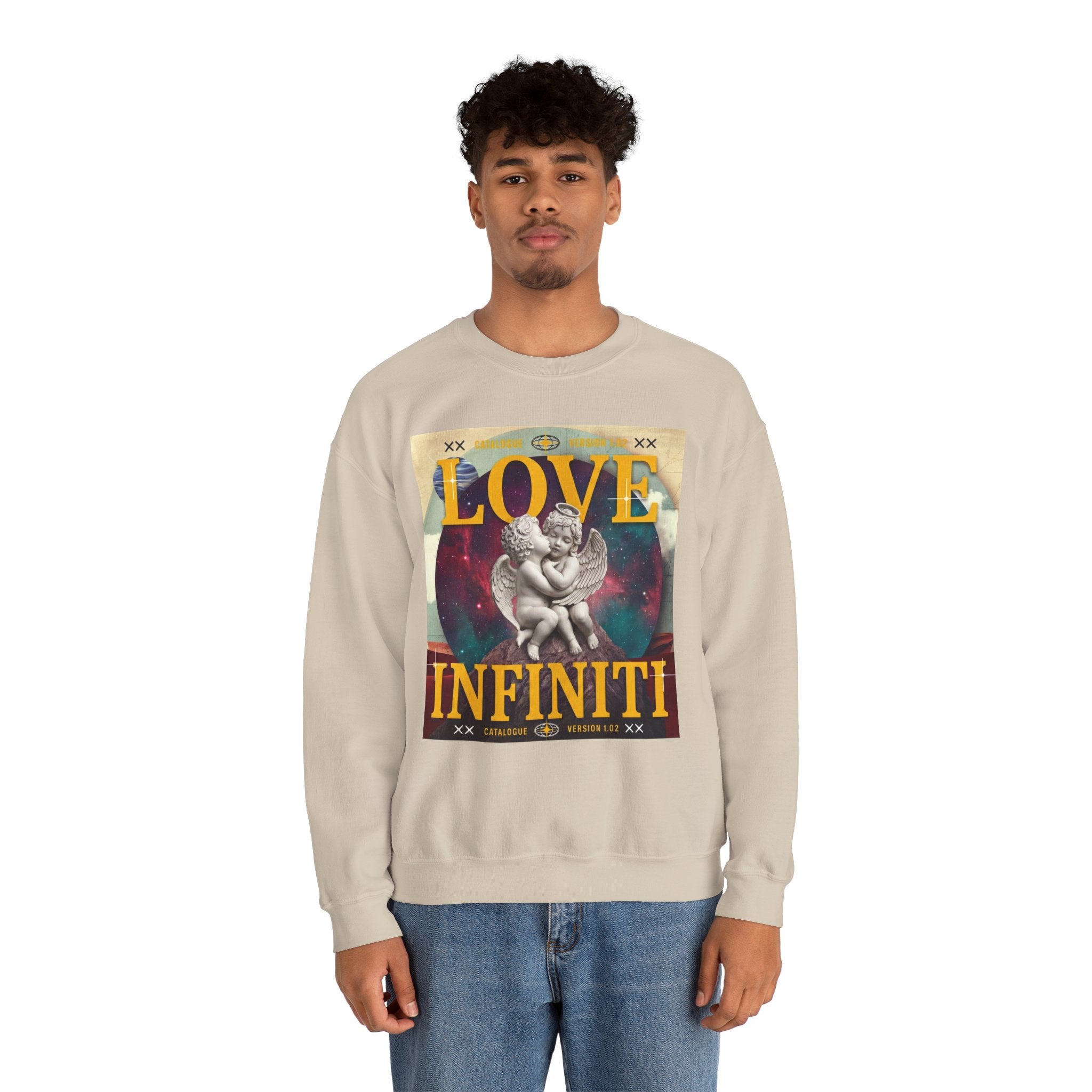 Celestial Love, Infiniti Unisex Crewneck Sweater