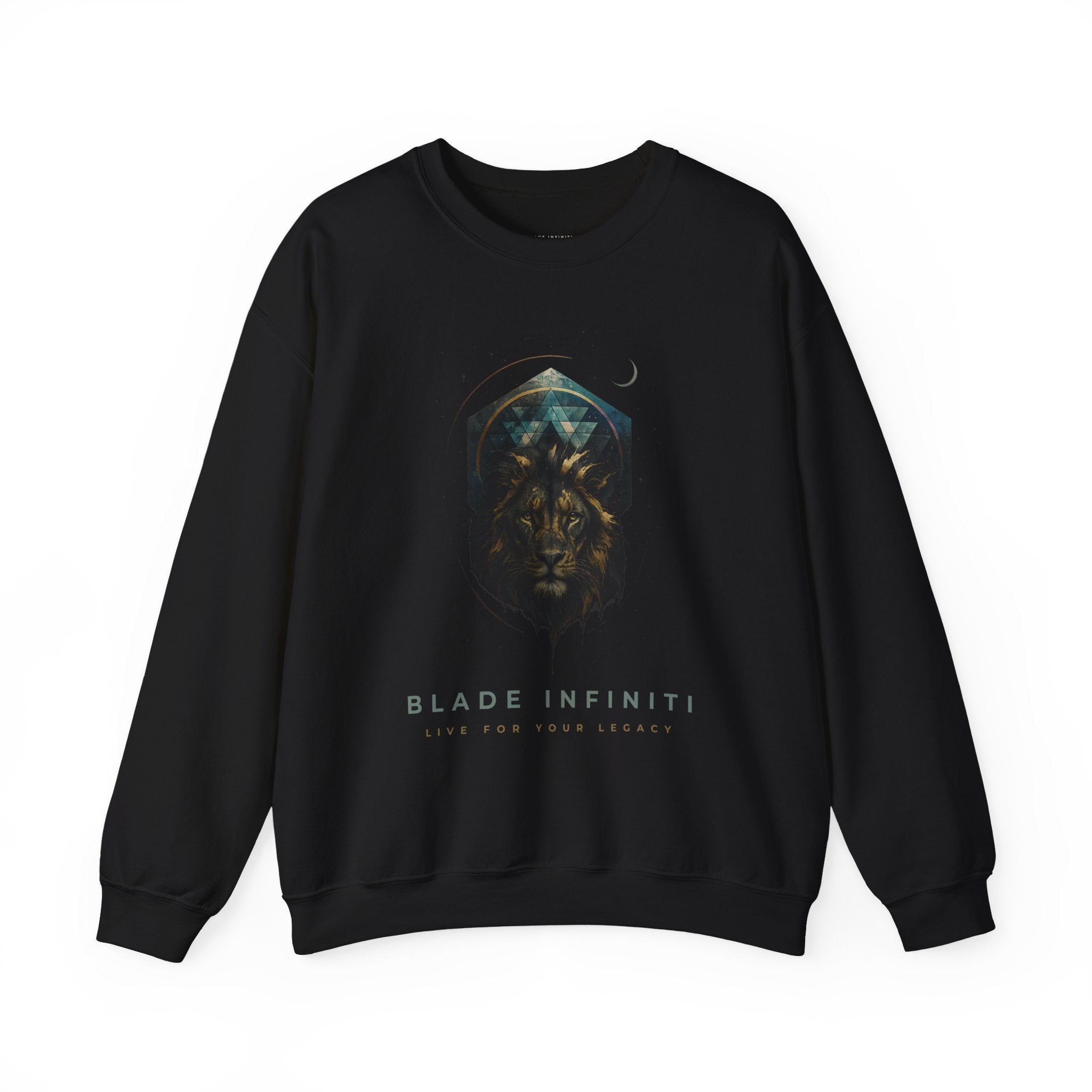 Galactic Lion Unisex Crewneck Sweater