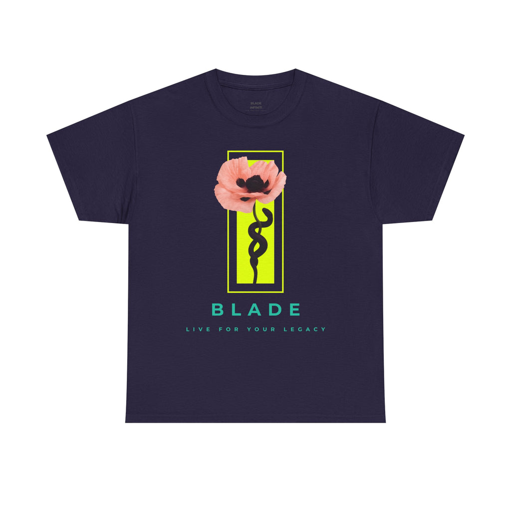 Venom Blossom Pink/Indigo/Neon Green Floral T-Shirt