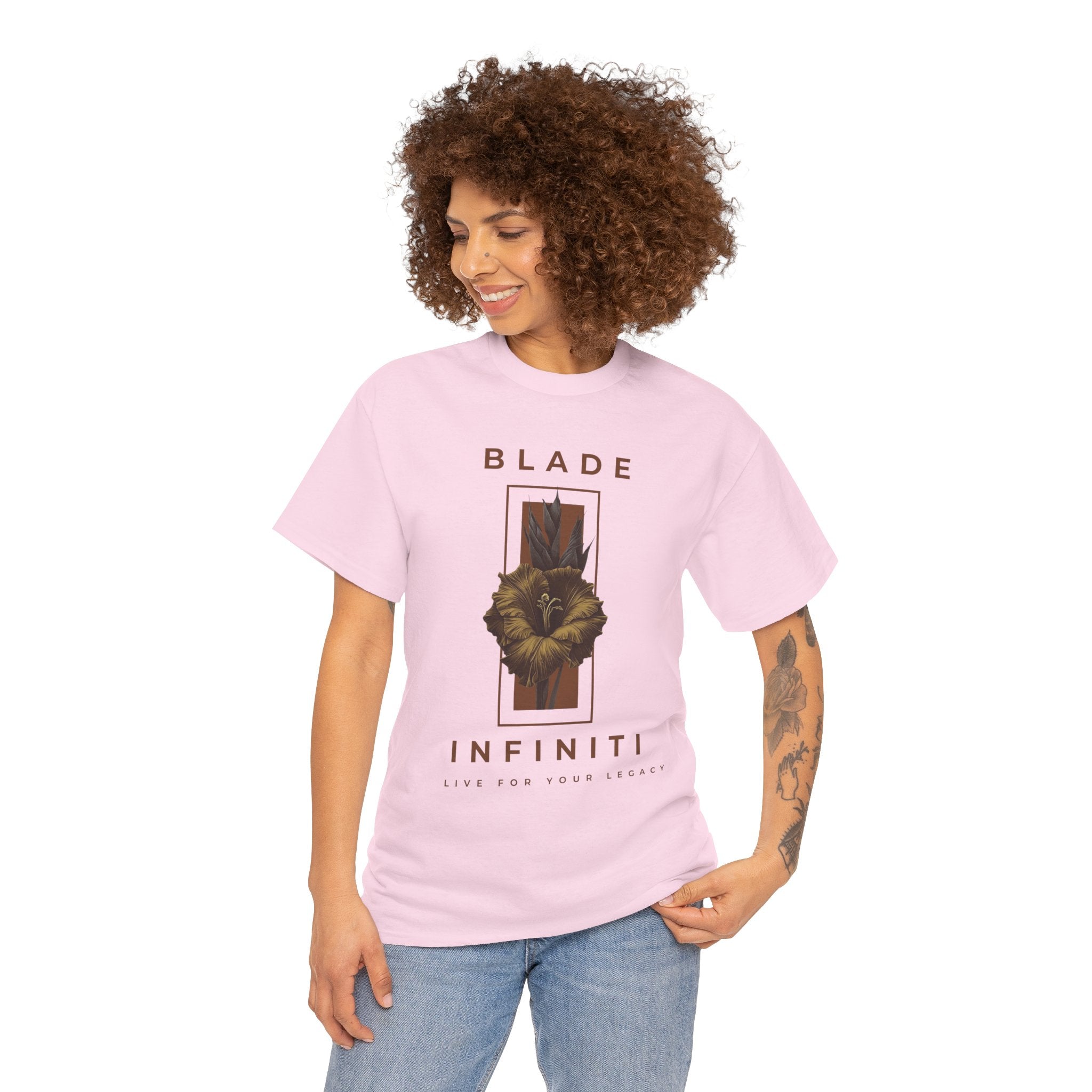 Essence of Infiniti Brown Floral T-Shirt