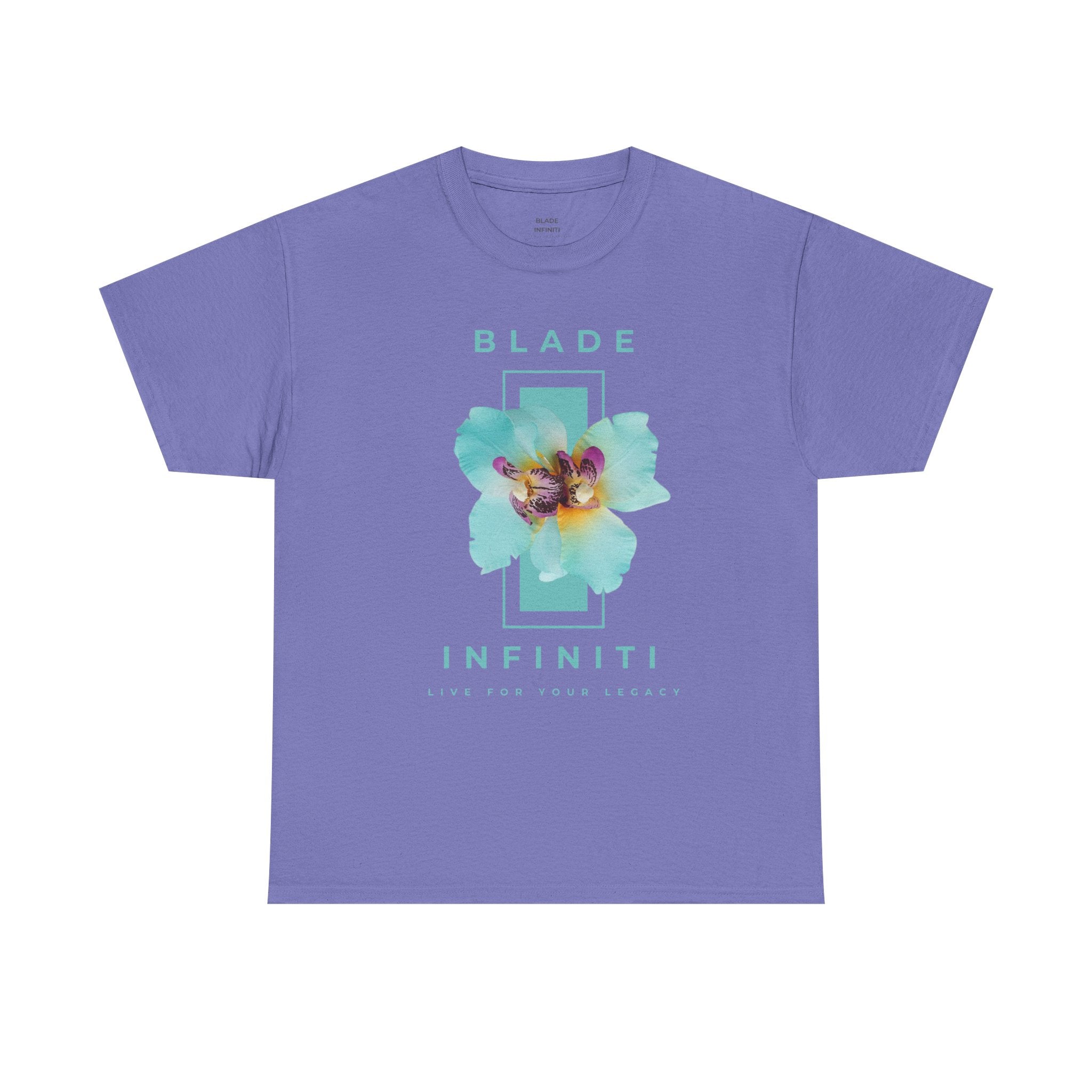 Essence of Infiniti Light Aqua Floral T-Shirt