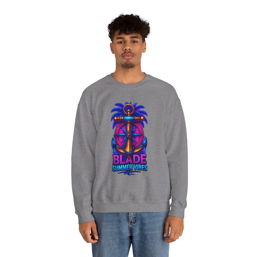 Anchor Compass Unisex Crewneck Sweater