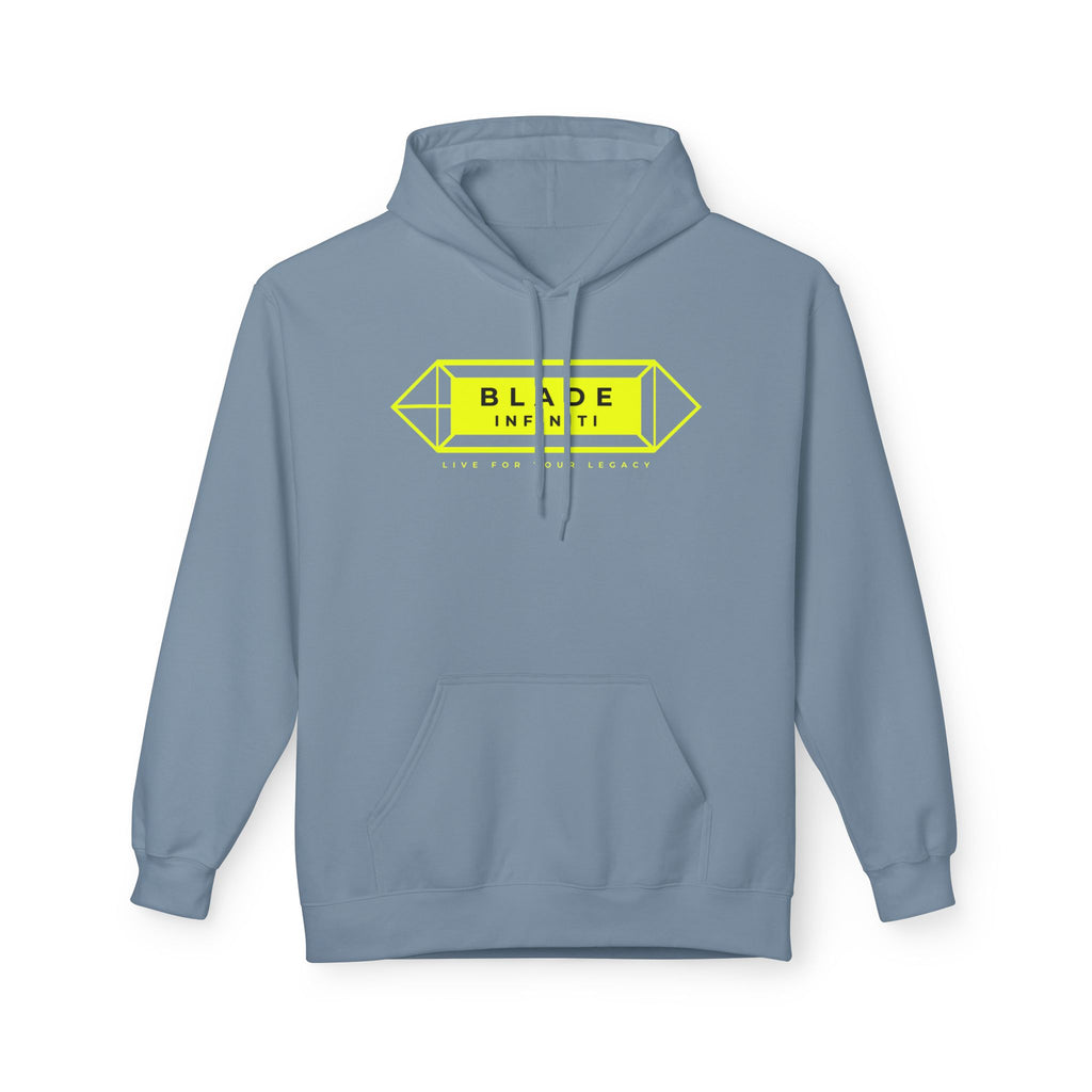 Geometric Infiniti Neon Green Hoodie