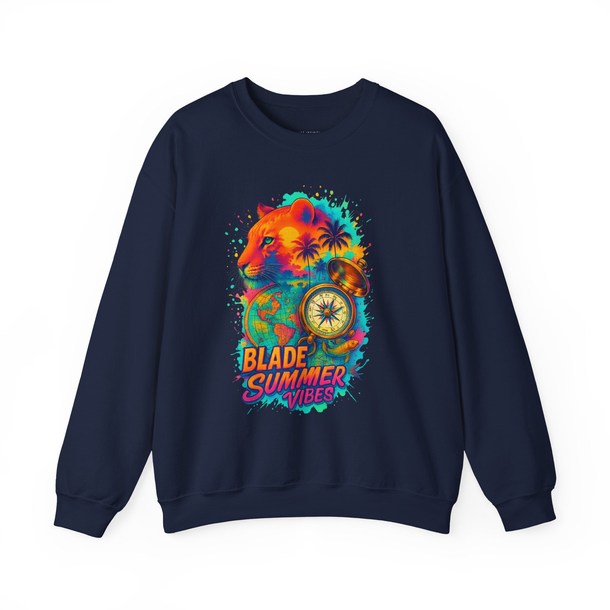 Primal Palms V1 Lion Unisex Crewneck Sweater