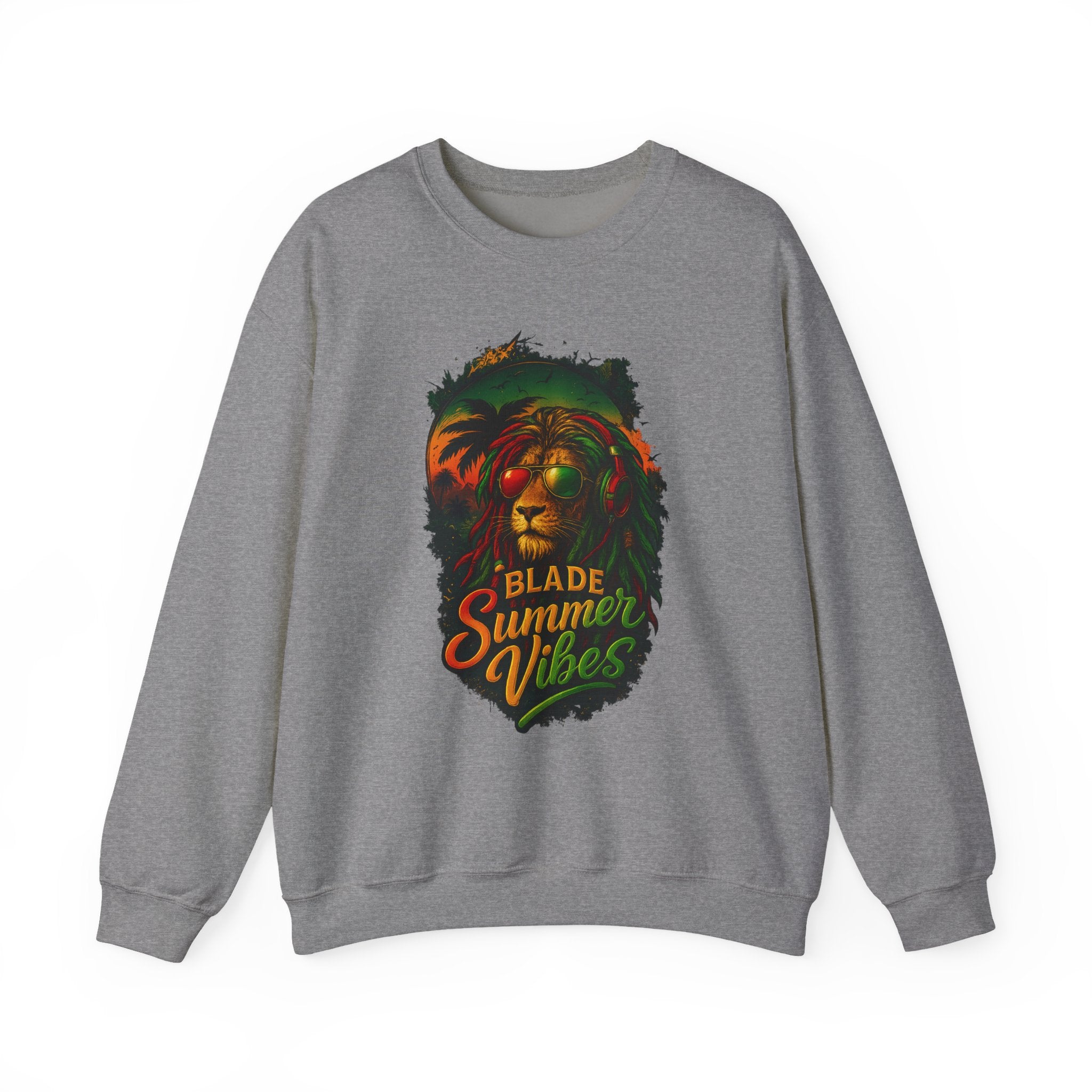 Rasta Lion Unisex Crewneck Sweater