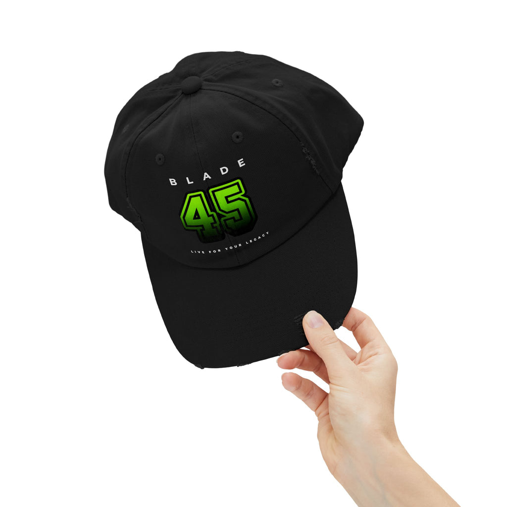 Blade 45 Neon Green/Black Ombre Hat/Cap