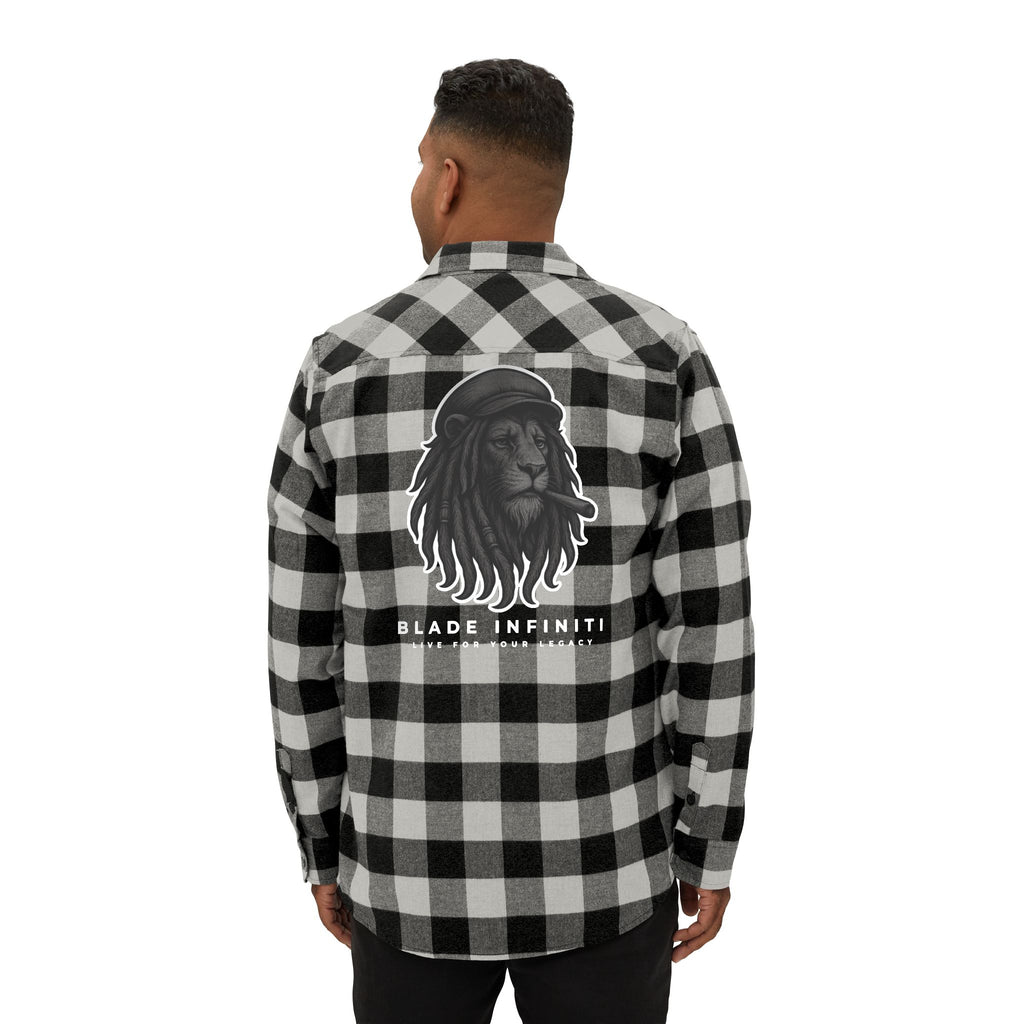 Rasta Lion Version 2 Flannel Shirt