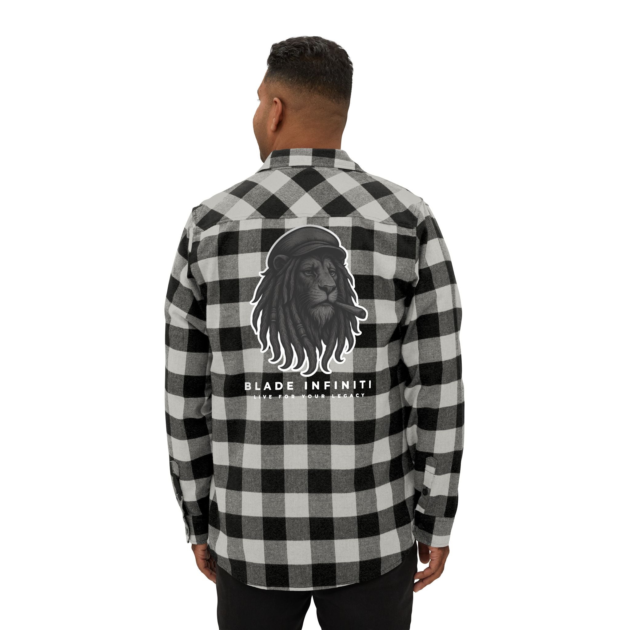 Rasta Lion Version 2 Flannel Shirt