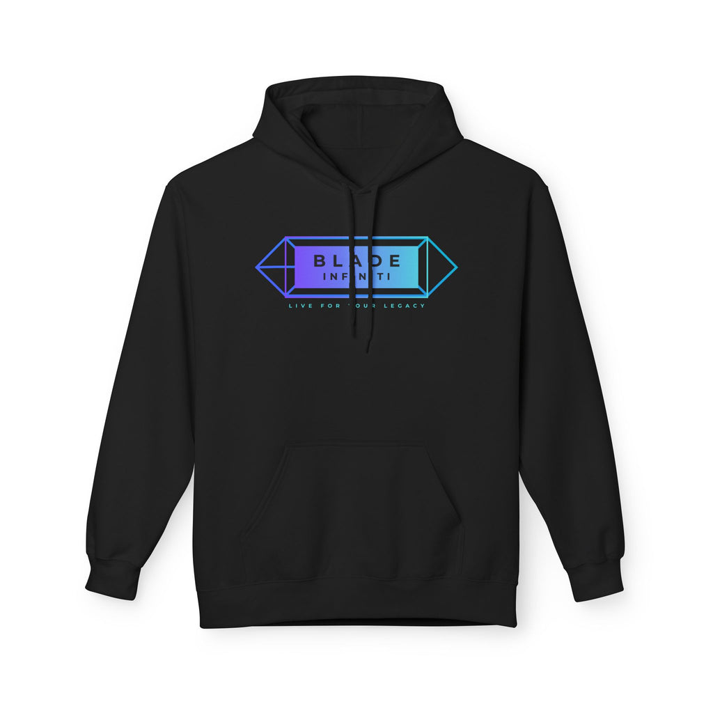 Geometric Infiniti Aqua/Purple Hoodie