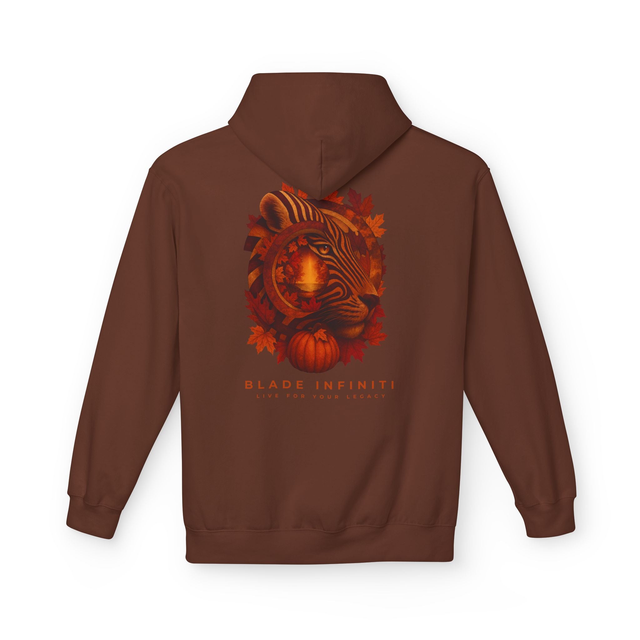 Safari Bloom Tiger Fall Hoodie