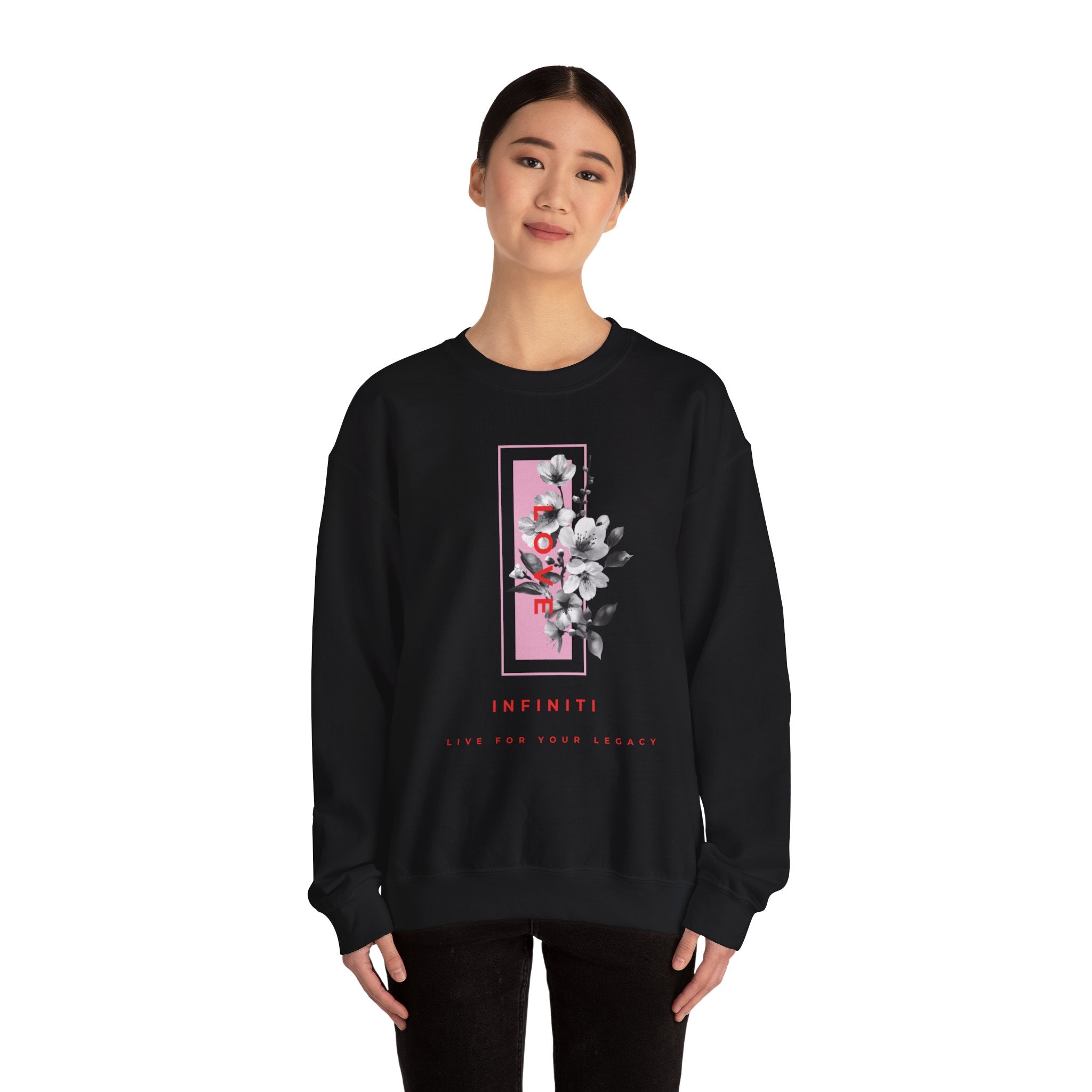 Bloom Bae Red Floral Love, Infiniti Sweater