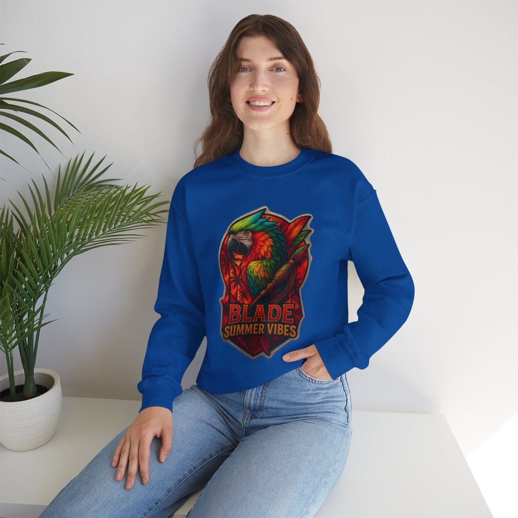 Aztec Parrot Unisex Crewneck Sweater