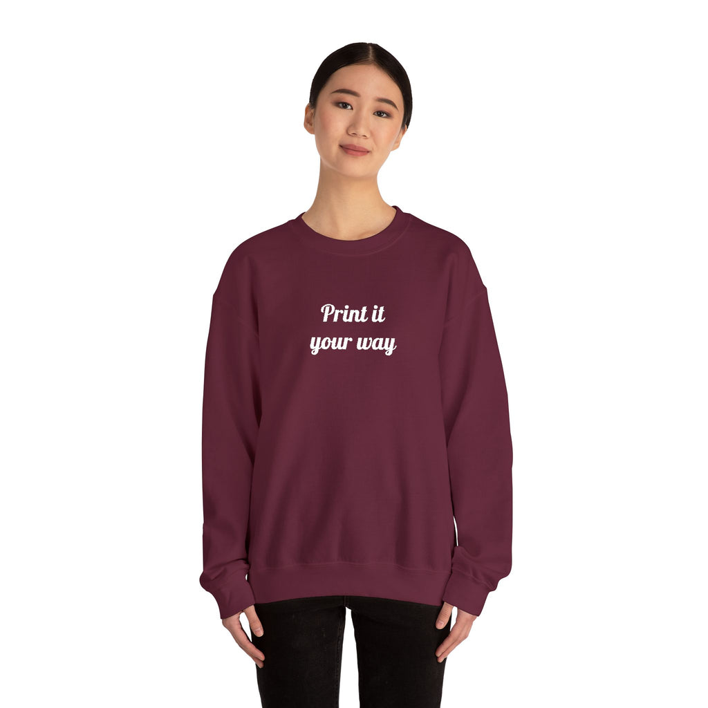 Embroidery Personalization - Unisex Crewneck Sweater (Make It Yours)