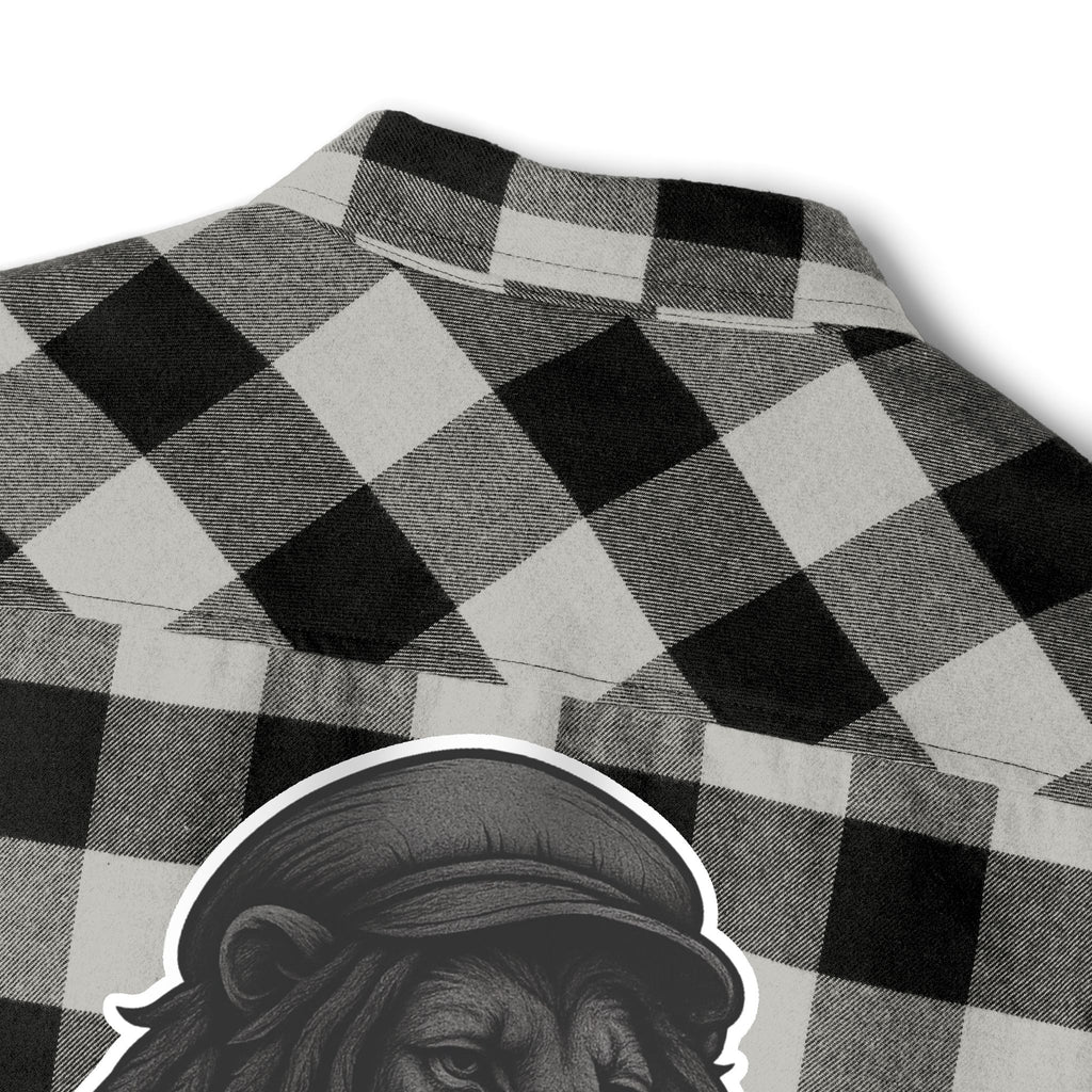 Rasta Lion Version 2 Flannel Shirt