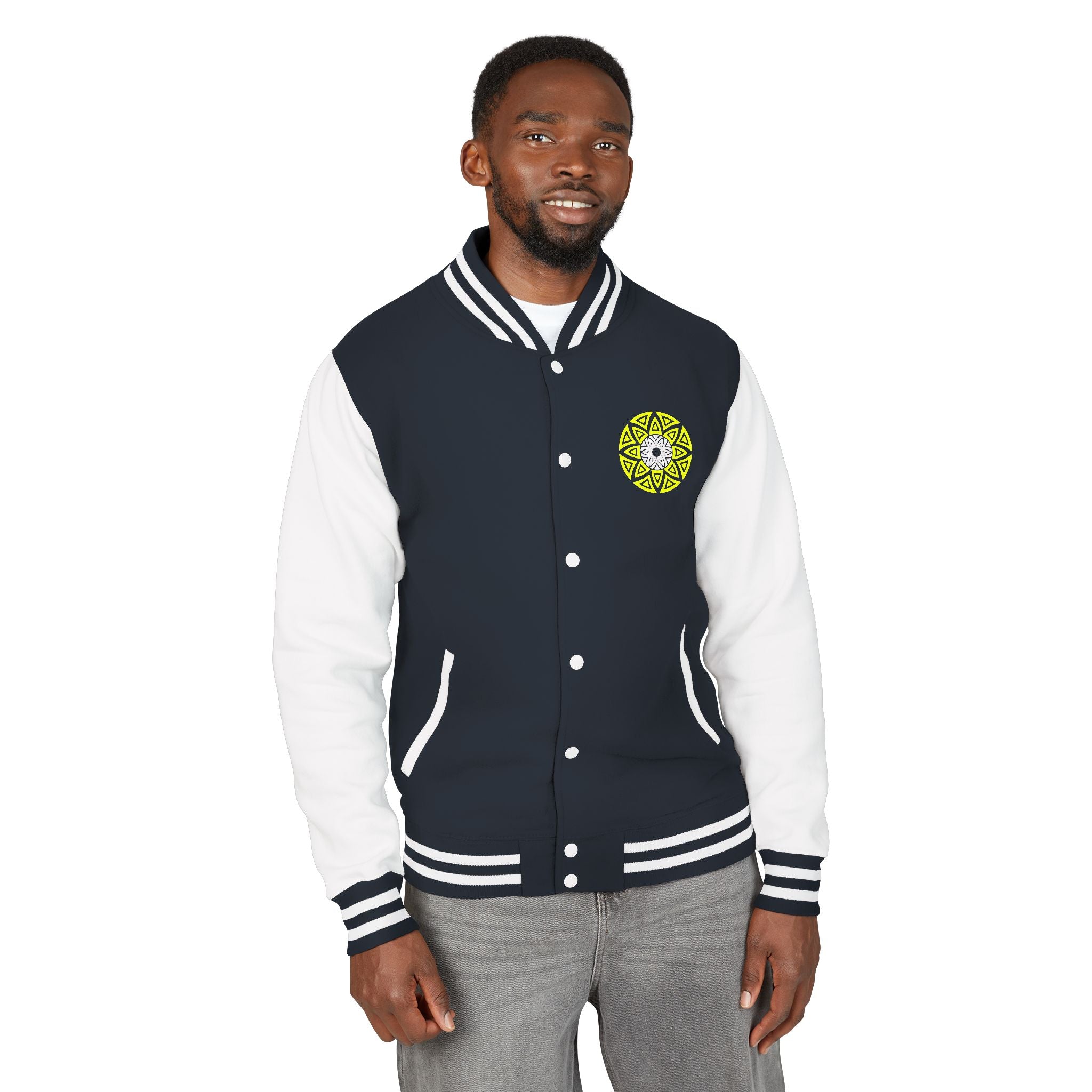 Blade 45 Golden Yellow/White Letterman Jacket