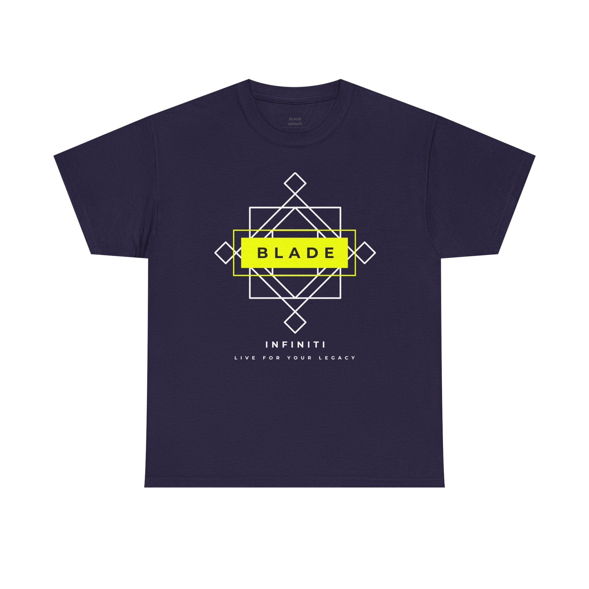 Geometric Infiniti Neon Green/White T-Shirt