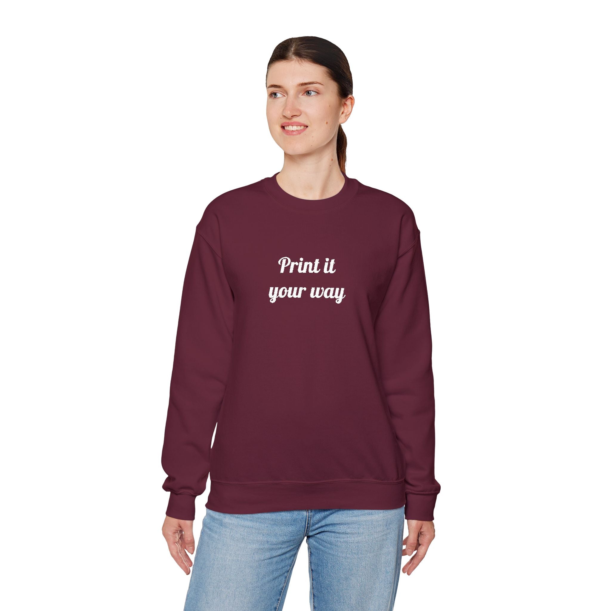 Embroidery Personalization - Unisex Crewneck Sweater (Make It Yours)