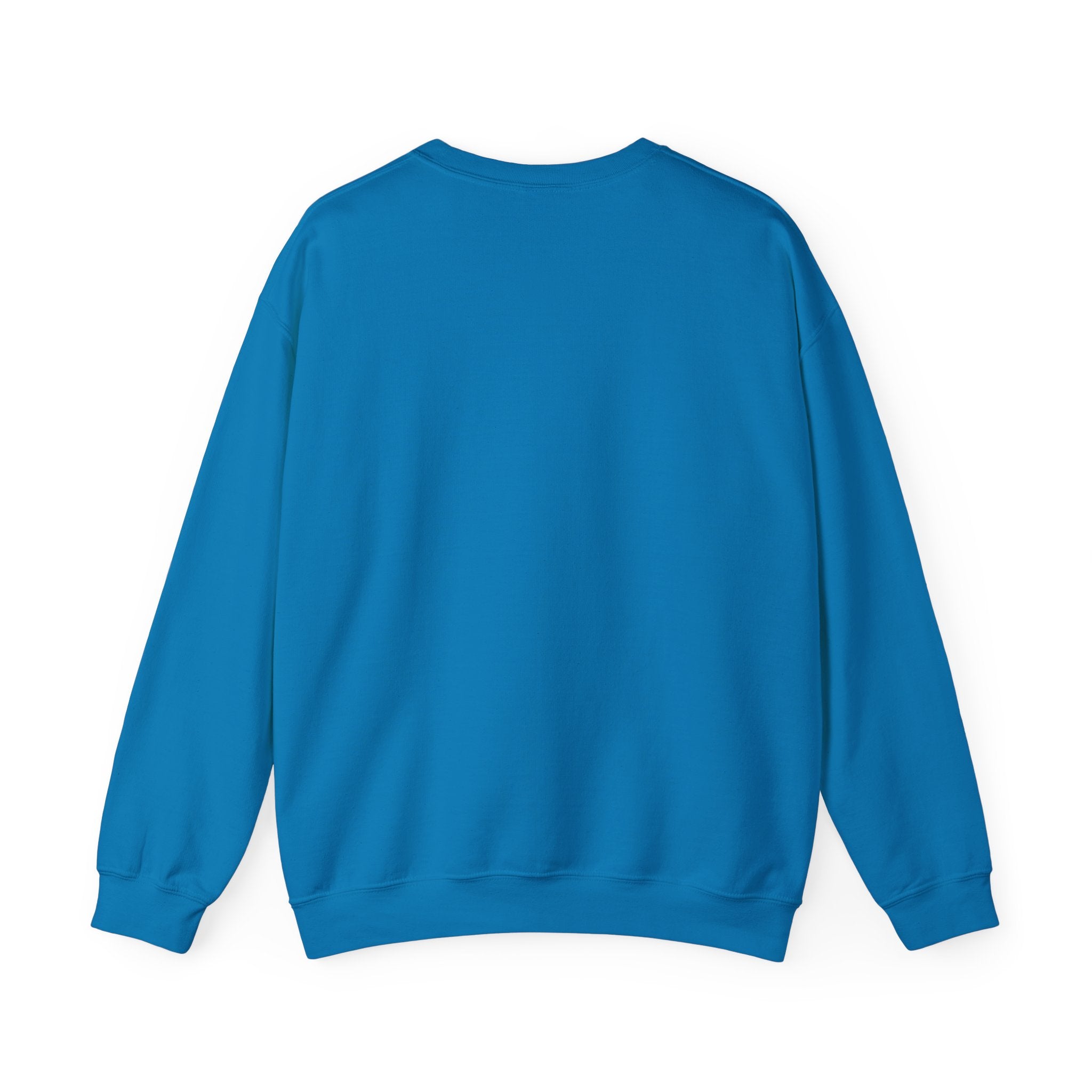 Geometric Infiniti Aqua/Purple Ombre Unisex Crewneck Sweater