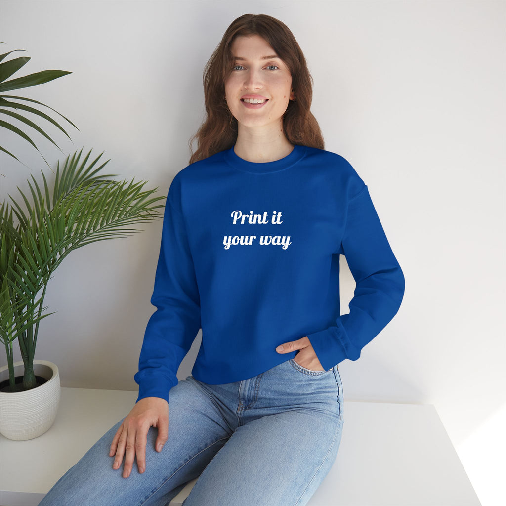 Embroidery Personalization - Unisex Crewneck Sweater (Make It Yours)