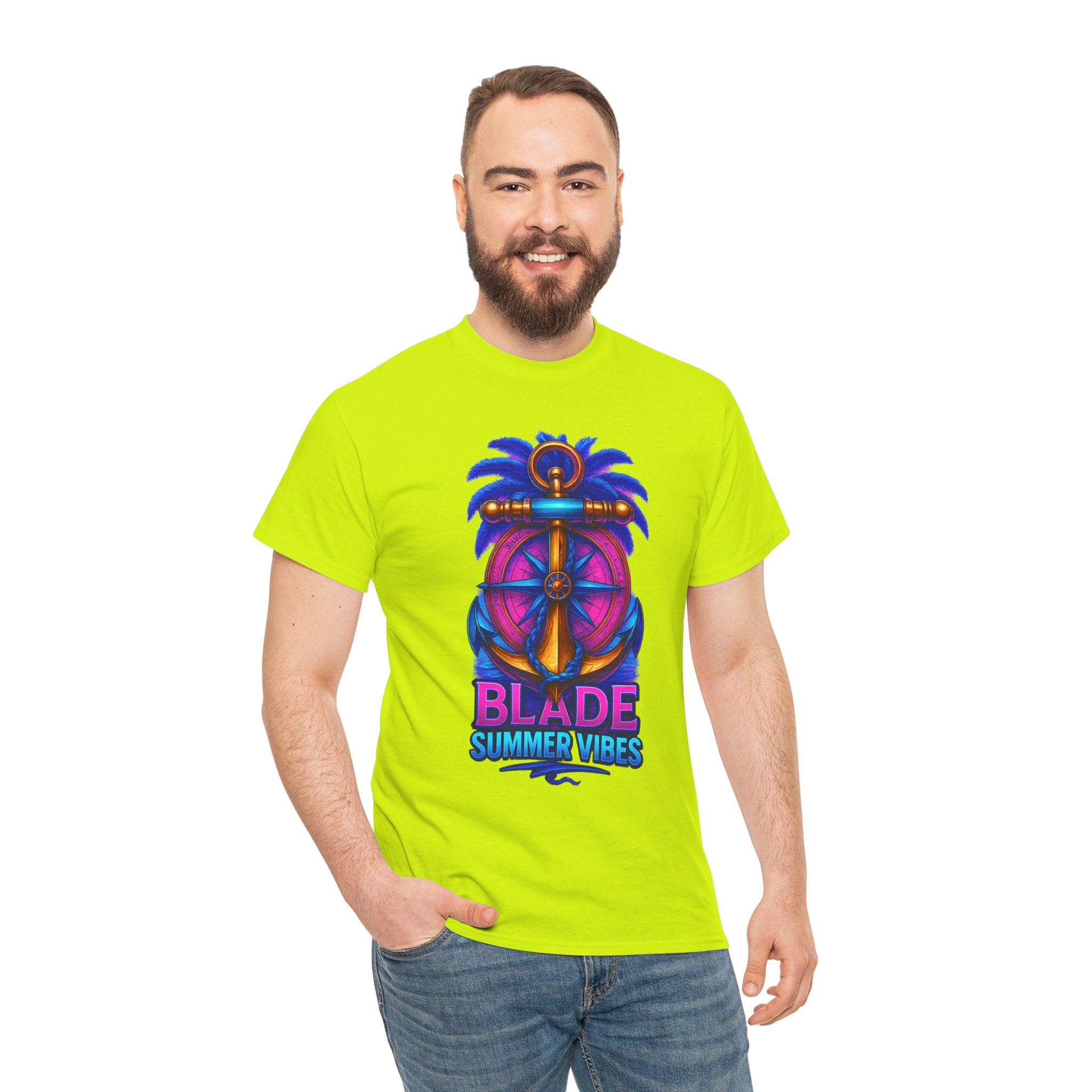 Anchor Compass Multi Blue/Pink T-Shirt