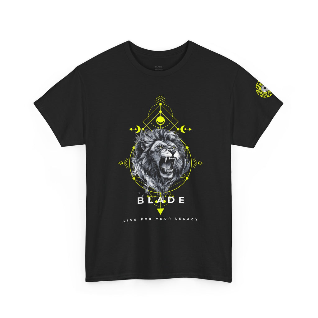 Geometric King White TX Lion T-Shirt