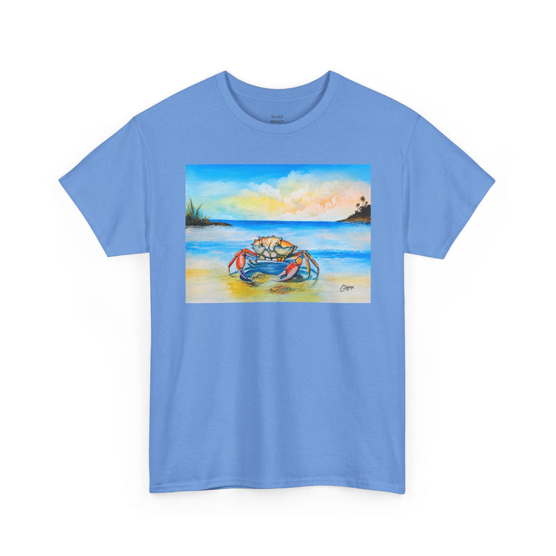 Coastal Crab Beach Sunset T-Shirt