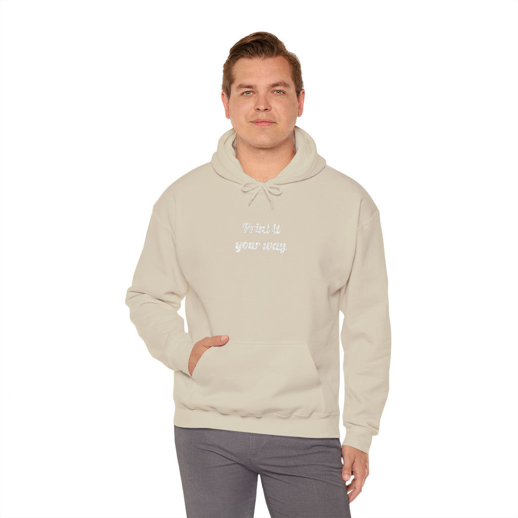 Custom Embroidered Unisex Hoodie – Ethically Sourced Cotton Blend