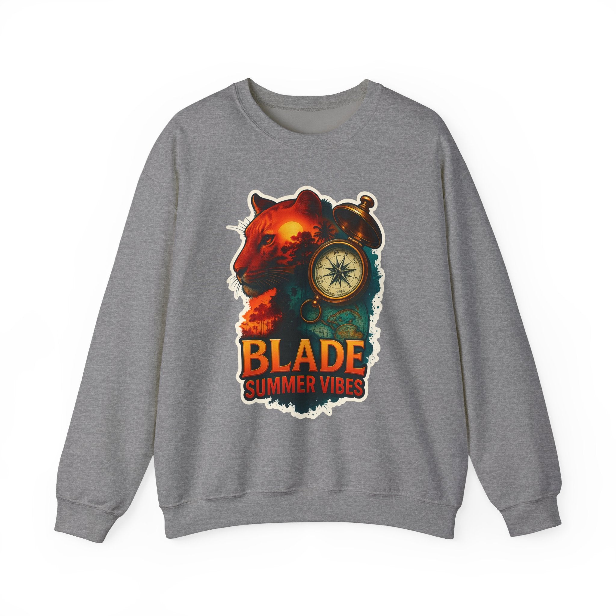 Primal Palms V2 Lion Unisex Crewneck Sweater