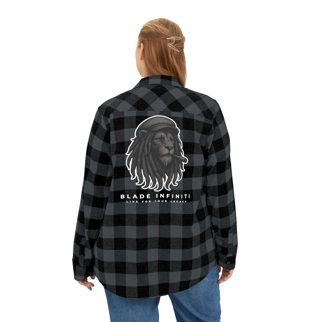 Rasta Lion Version 2 Flannel Shirt