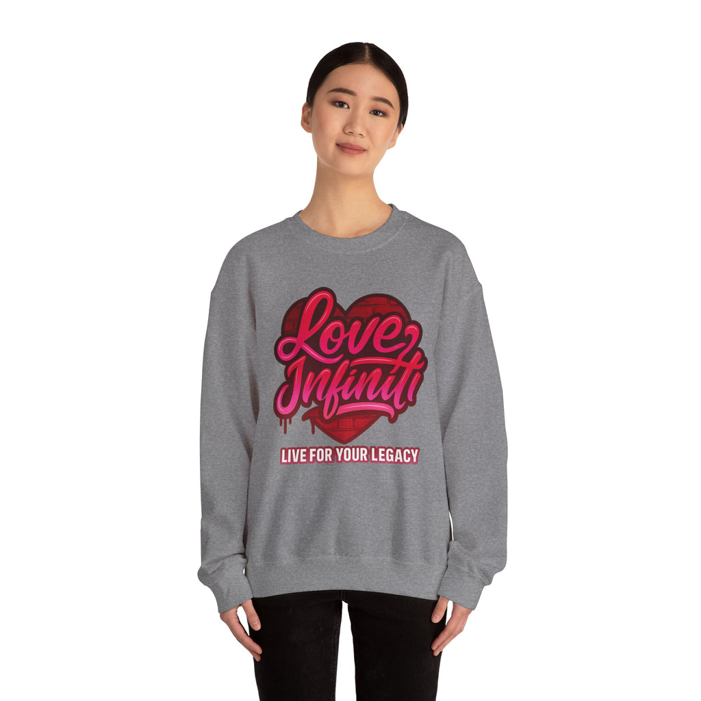 Love, Infiniti Street Vibes Unisex Crewneck Sweater