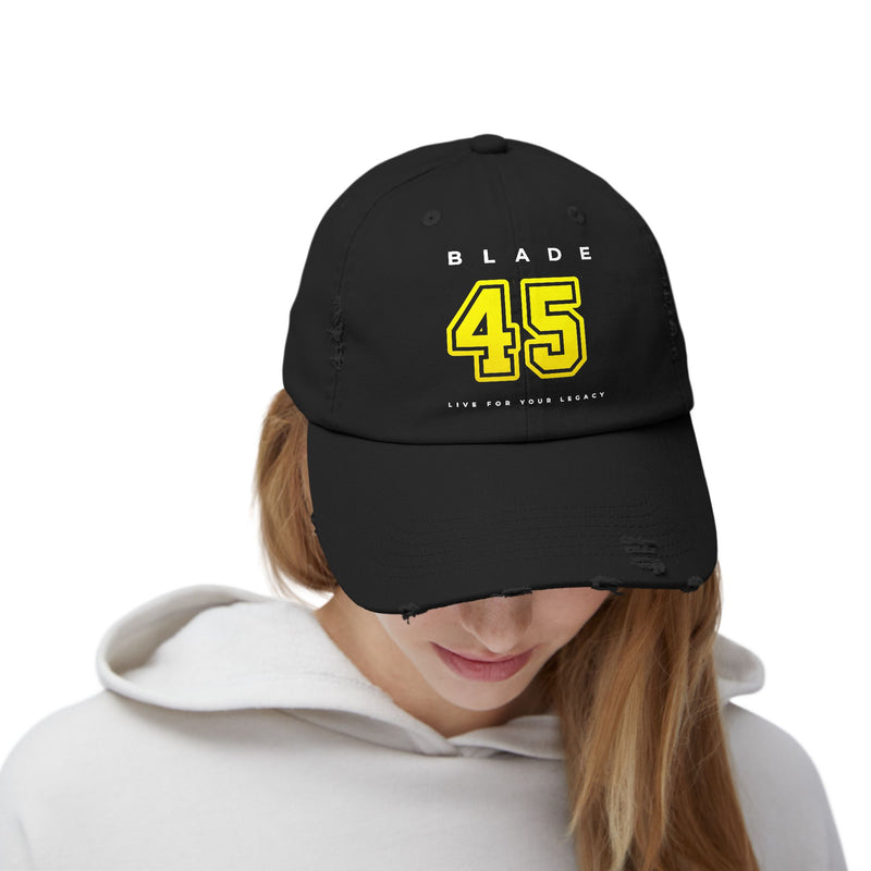 Blade 45 Golden Yellow /White Hat/Cap