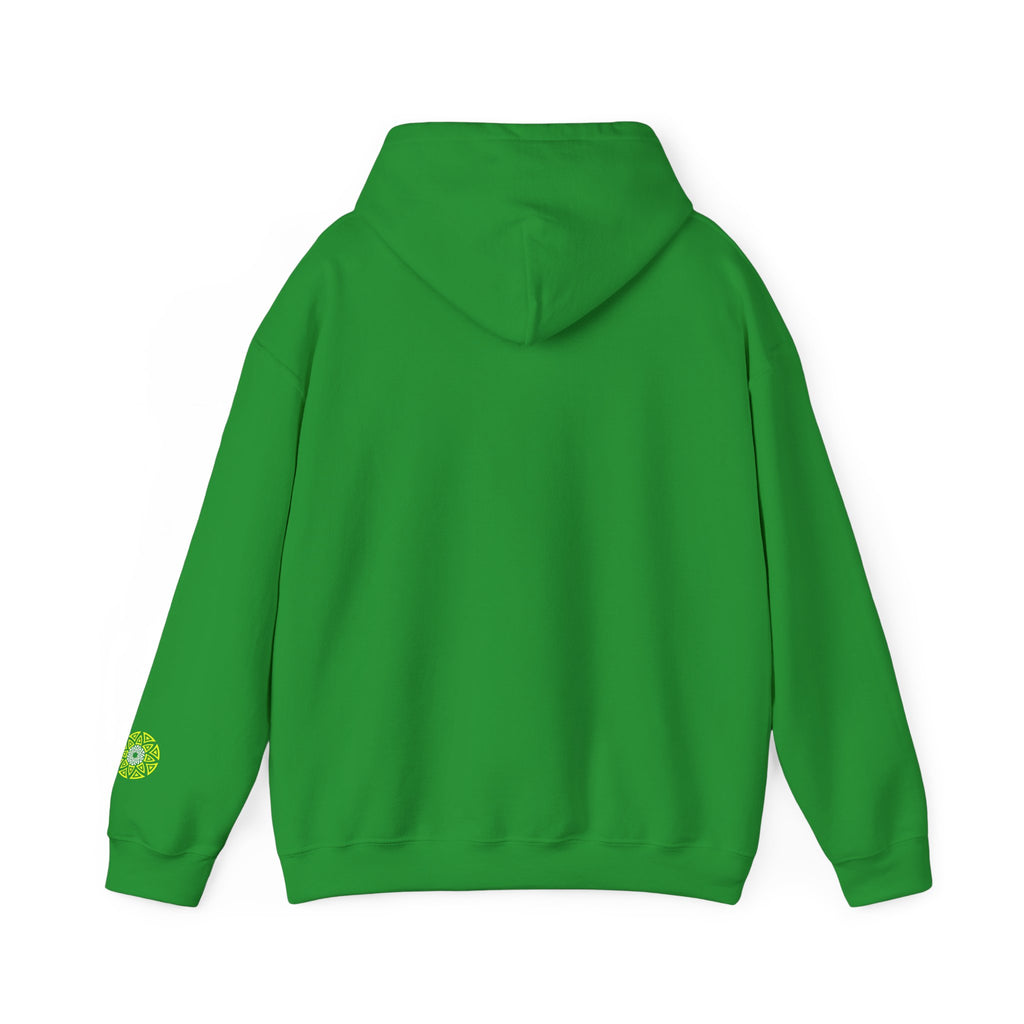 Geometric Odyssey Pink/Green Hoodie
