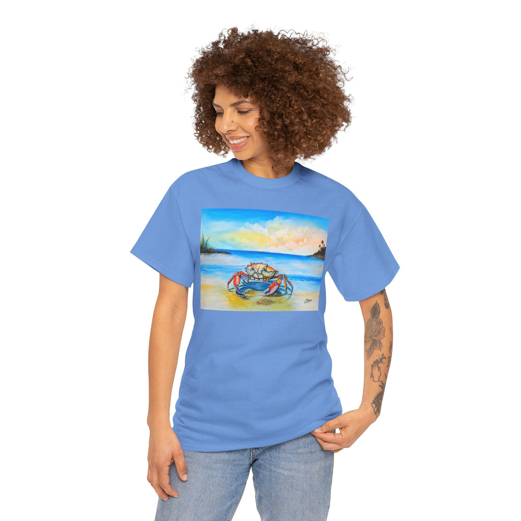 Coastal Crab Beach Sunset T-Shirt