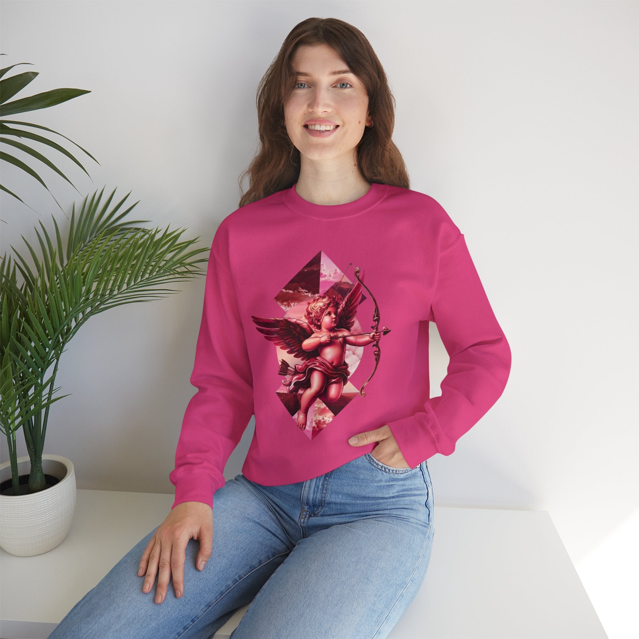 Cupid's Bow + Arrow - Love, Infiniti Unisex Crewneck Sweater
