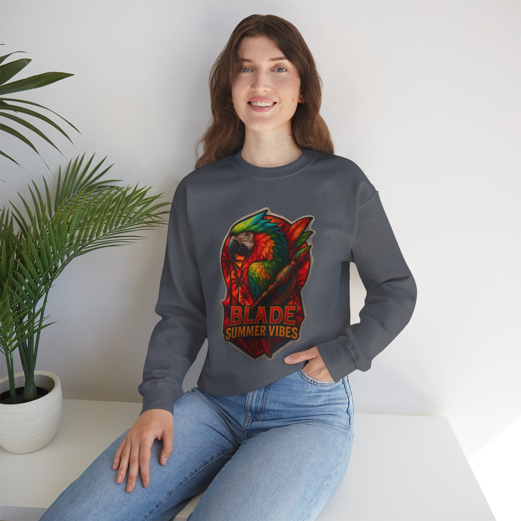 Aztec Parrot Unisex Crewneck Sweater
