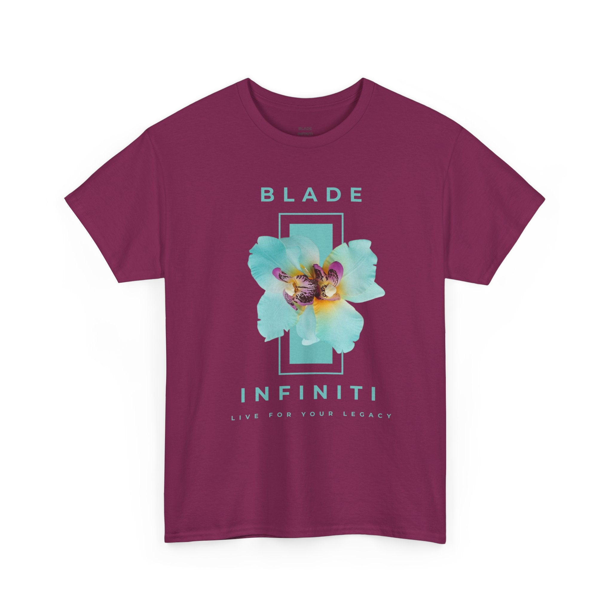 Essence of Infiniti Light Aqua Floral T-Shirt