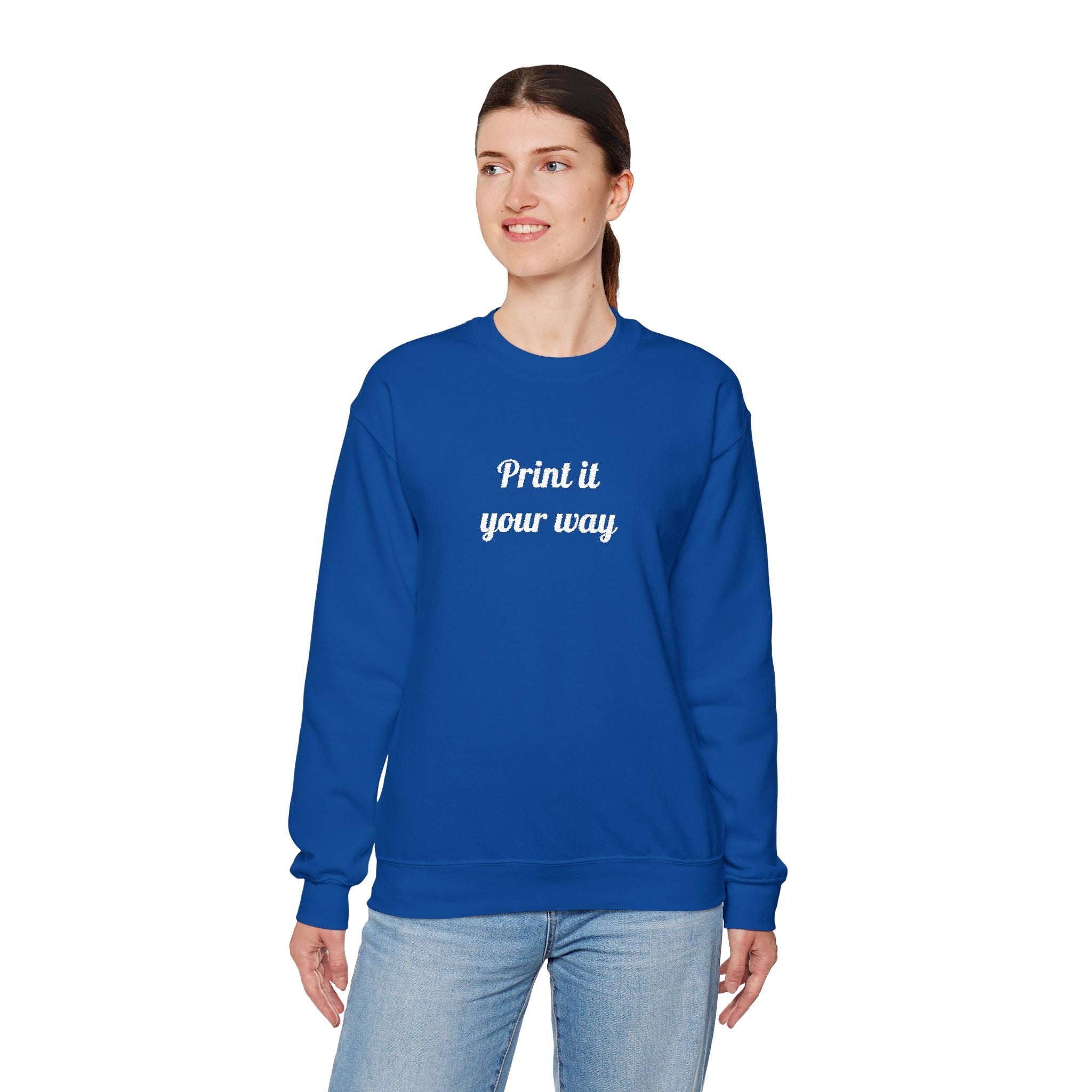 Embroidery Personalization - Unisex Crewneck Sweater (Make It Yours)