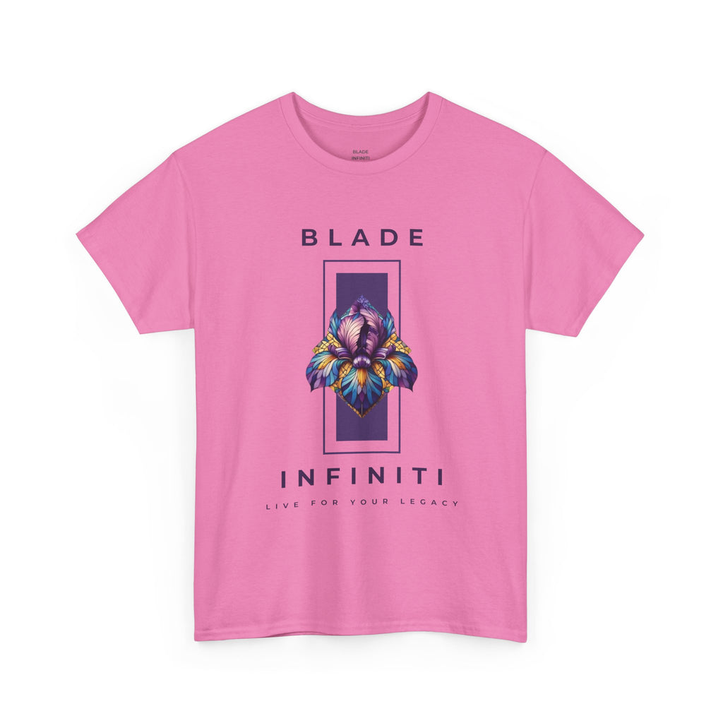 Essence of Infiniti Purple/Yellow/Teal Floral T-Shirt