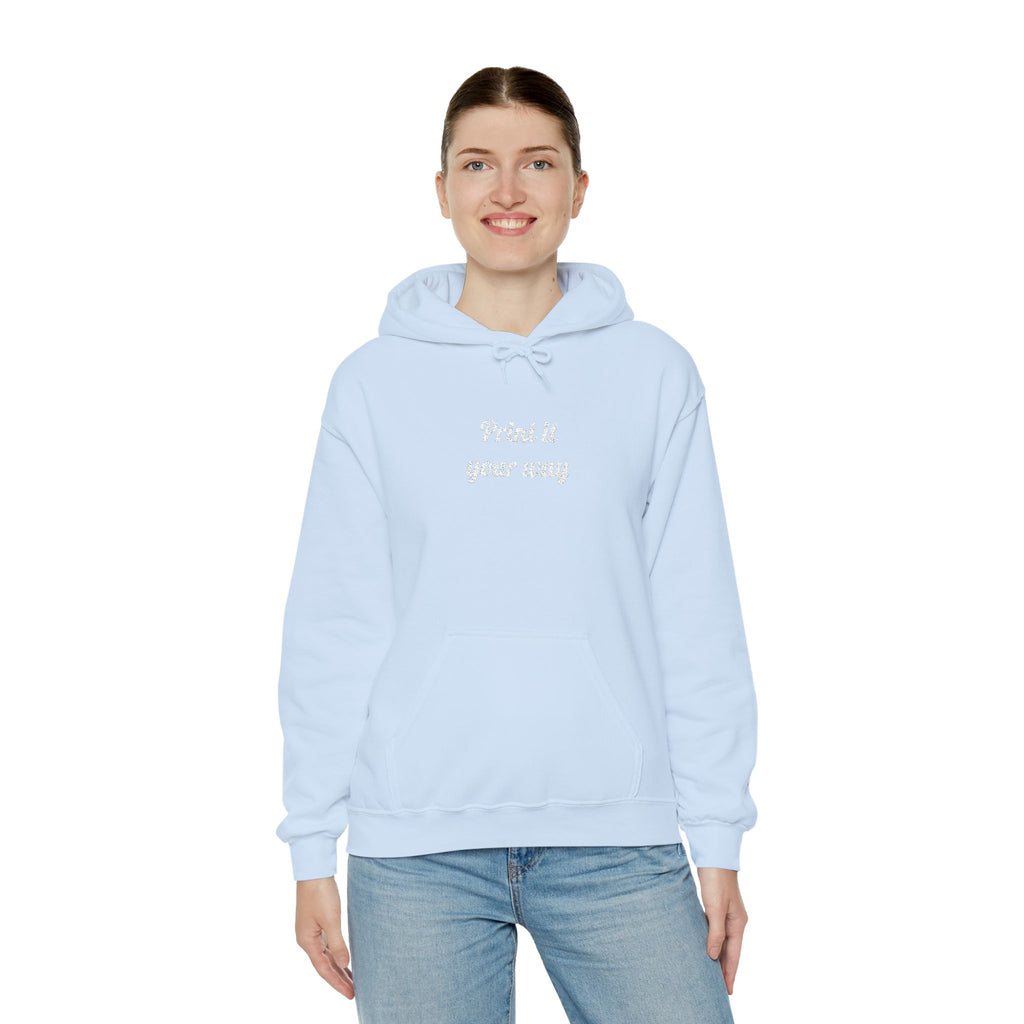 Custom Embroidered Unisex Hoodie – Ethically Sourced Cotton Blend