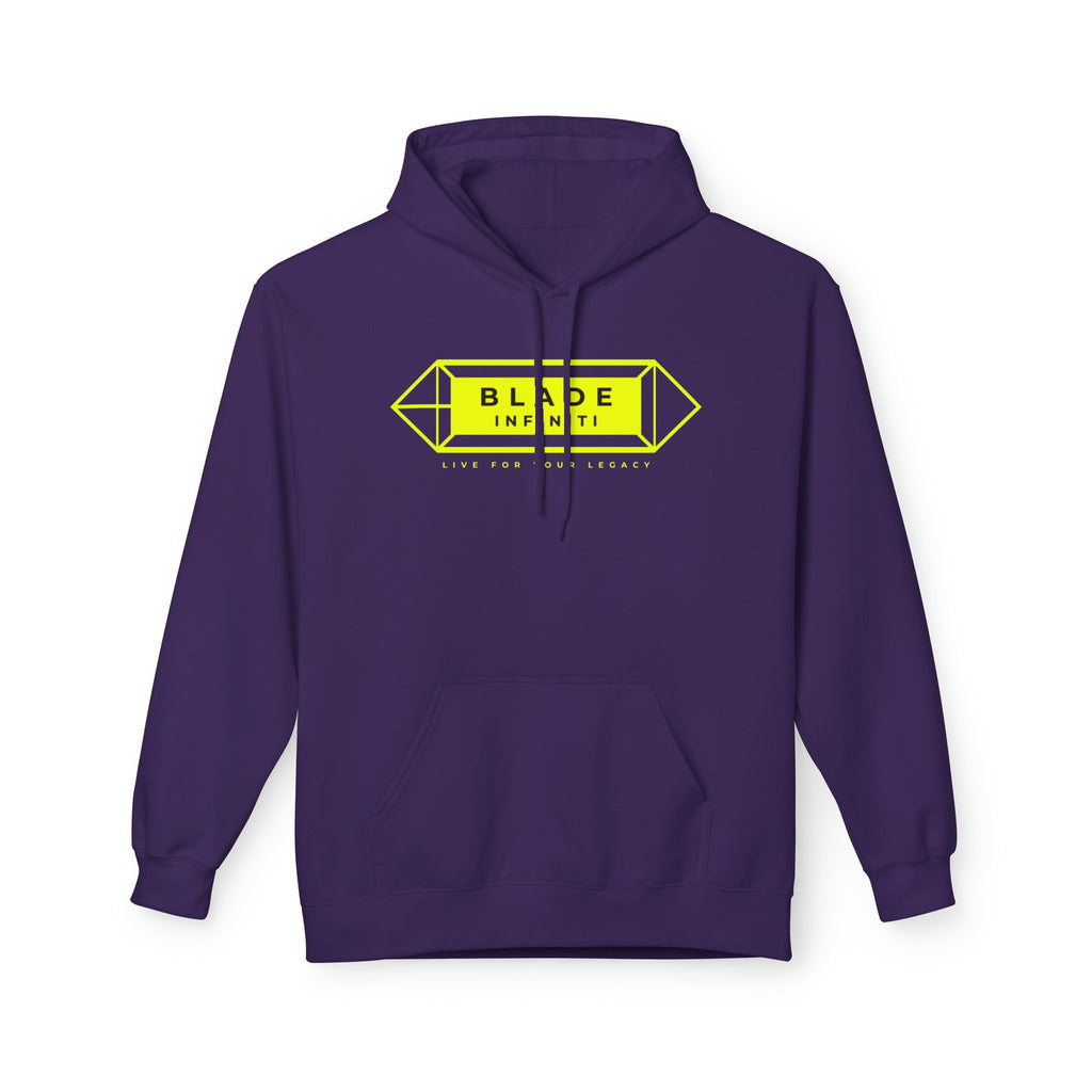 Geometric Infiniti Neon Green Hoodie