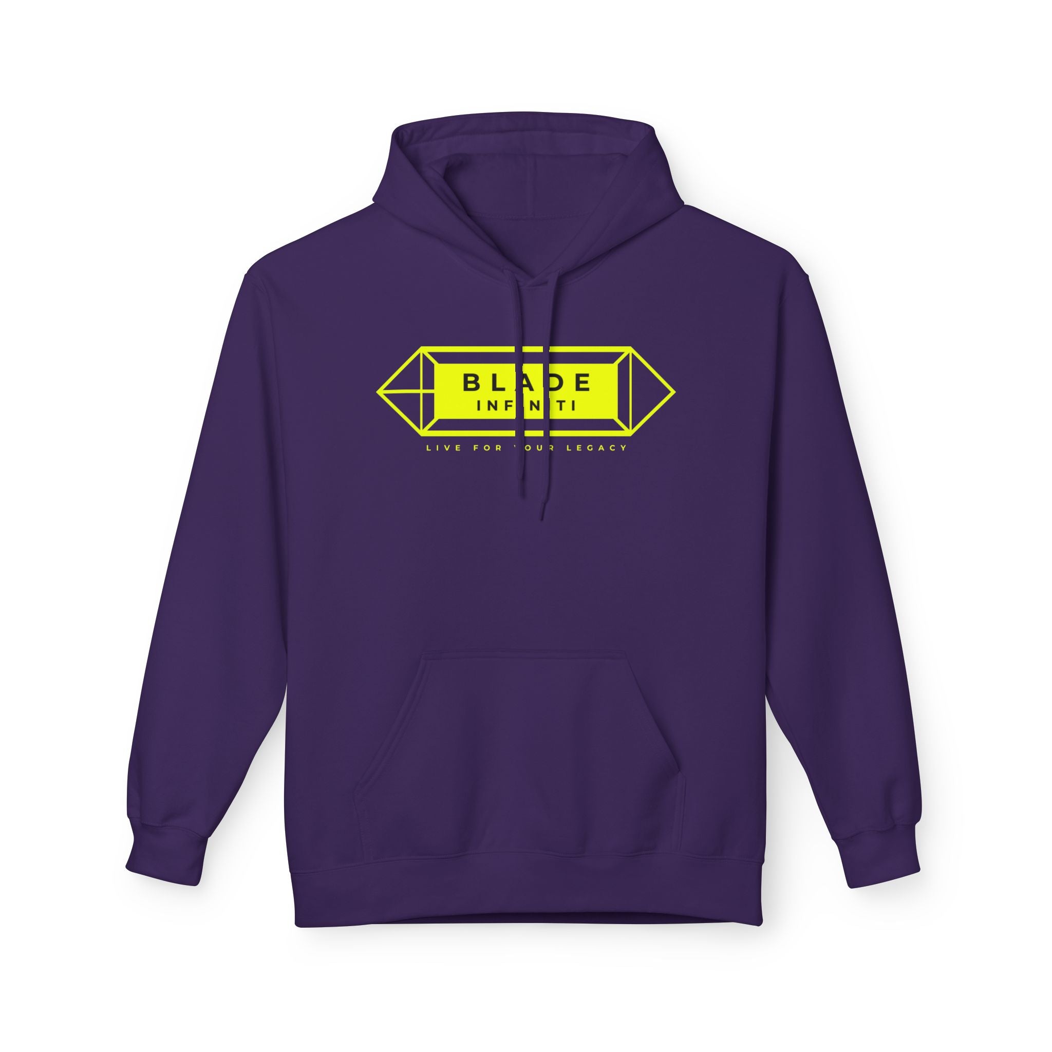 Geometric Infiniti Neon Green Hoodie
