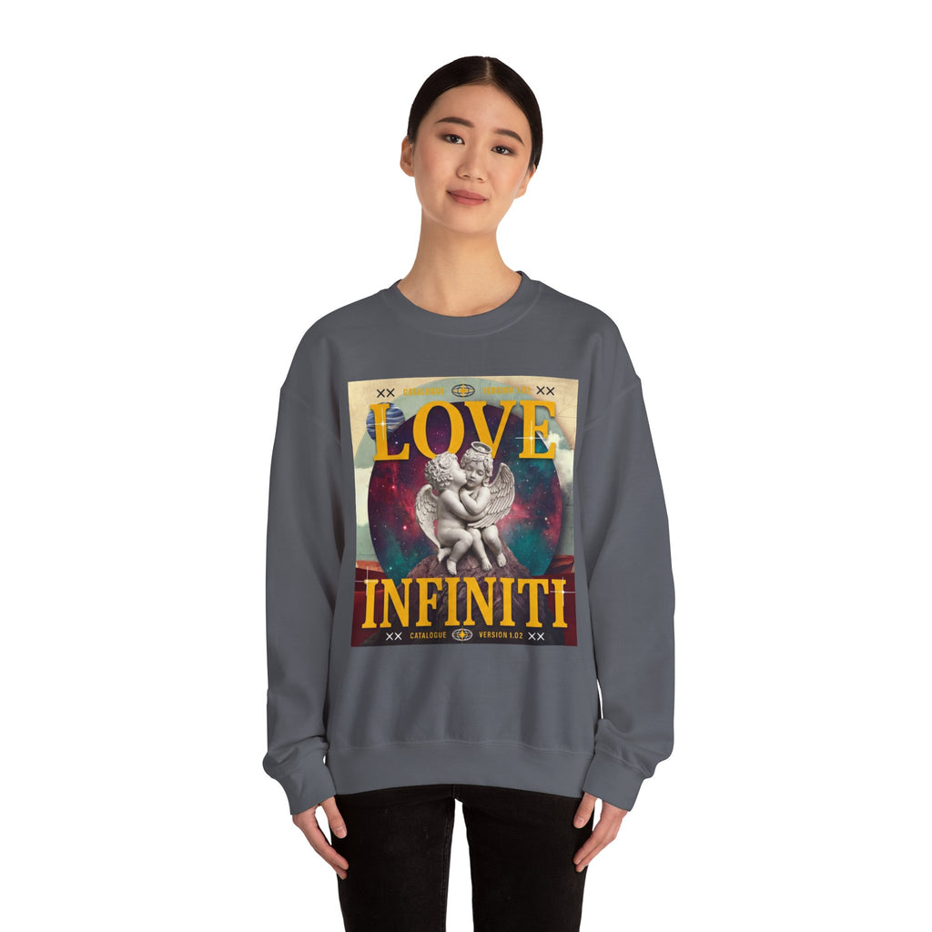 Celestial Love, Infiniti Unisex Crewneck Sweater