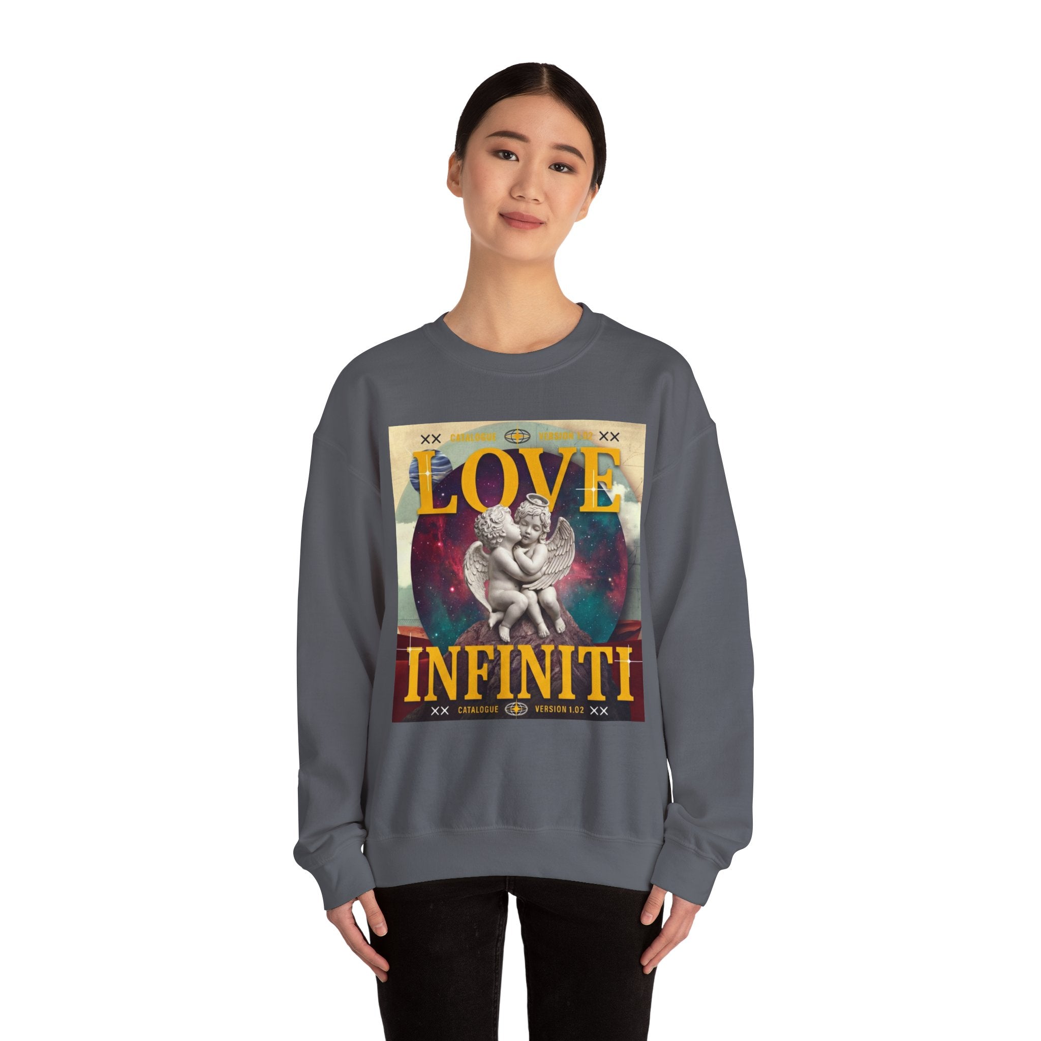 Celestial Love, Infiniti Unisex Crewneck Sweater