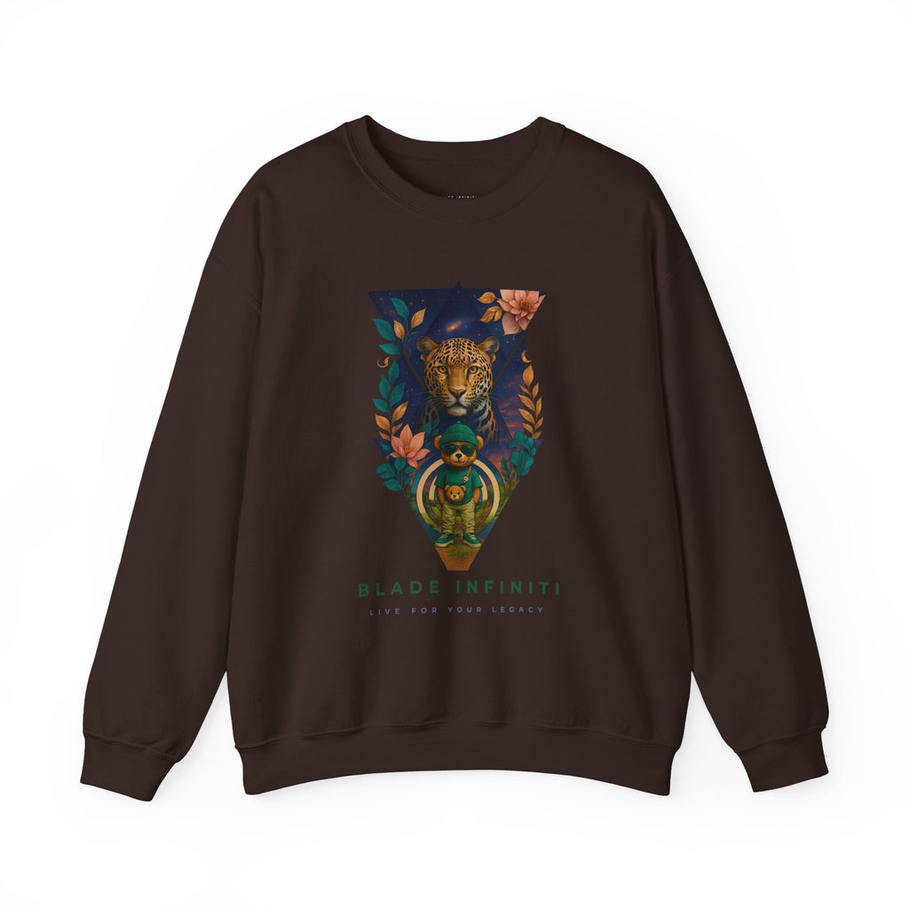 Bladeverse Galactic Teddy/Leopard Unisex Crewneck Sweater