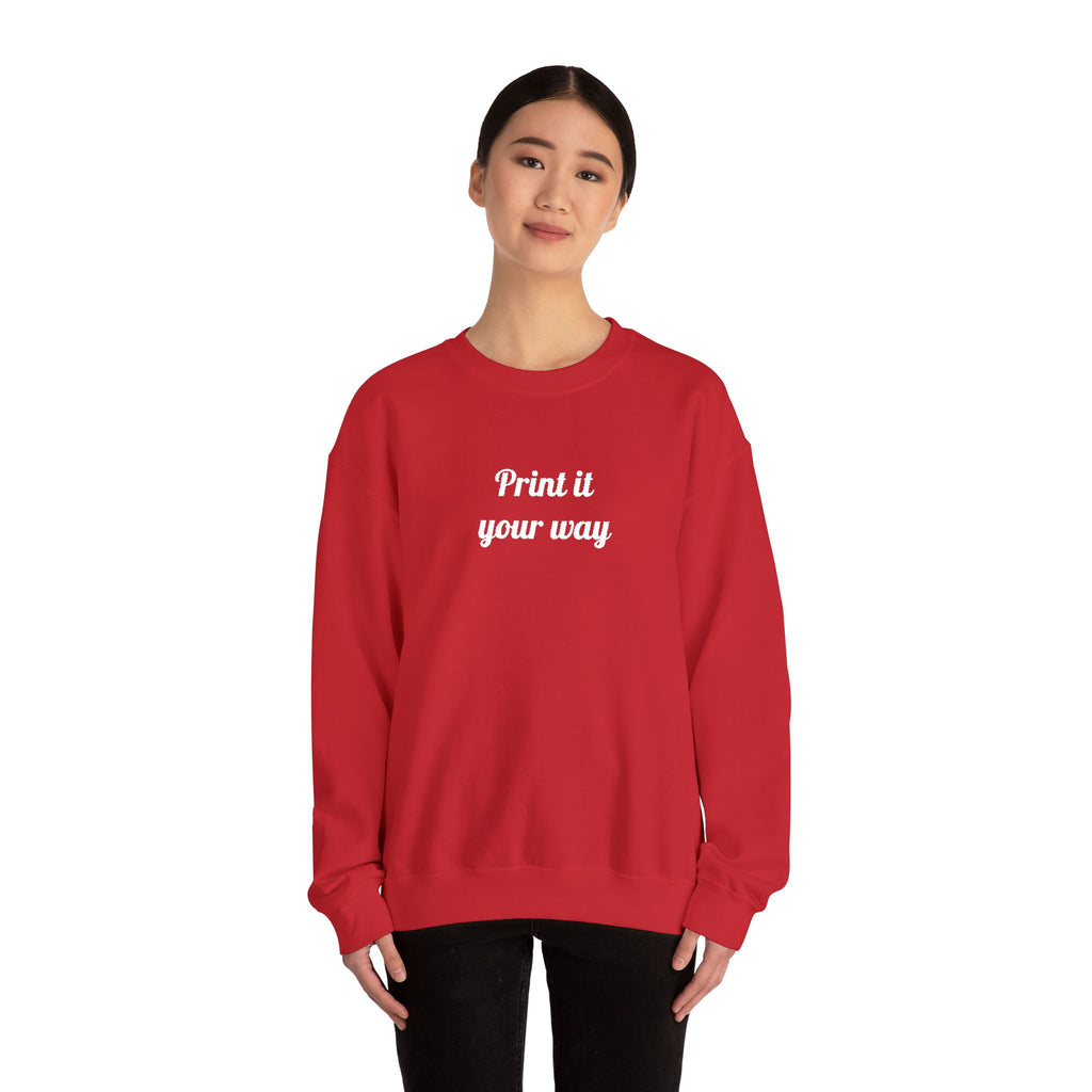 Embroidery Personalization - Unisex Crewneck Sweater (Make It Yours)