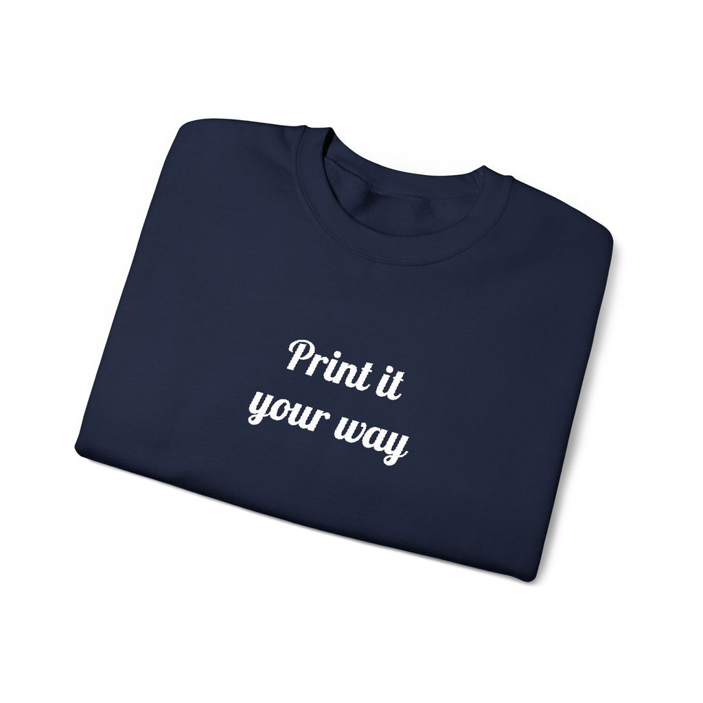 Embroidery Personalization - Unisex Crewneck Sweater (Make It Yours)